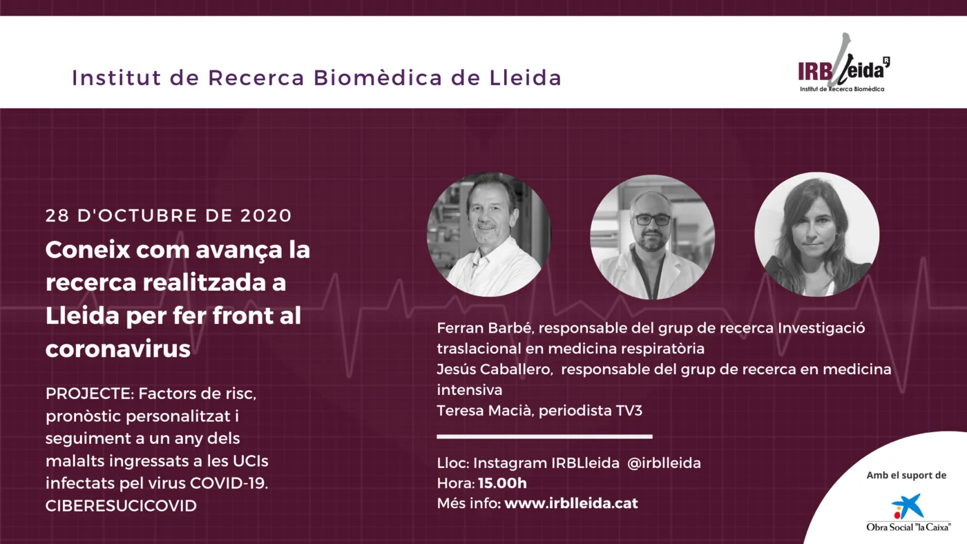 How is the research carried out in Lleida to confront the coronavirus progressing?