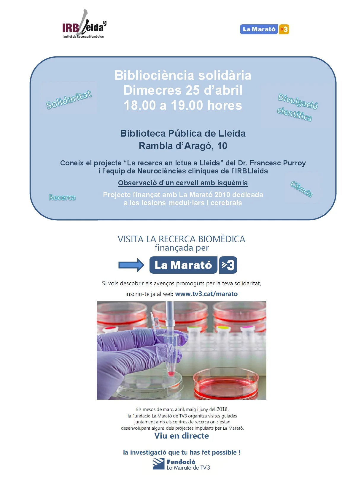 Bibliociència solidària