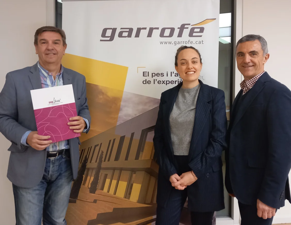 La empresa Garrofé renueva su colaboración con el IRBLleida