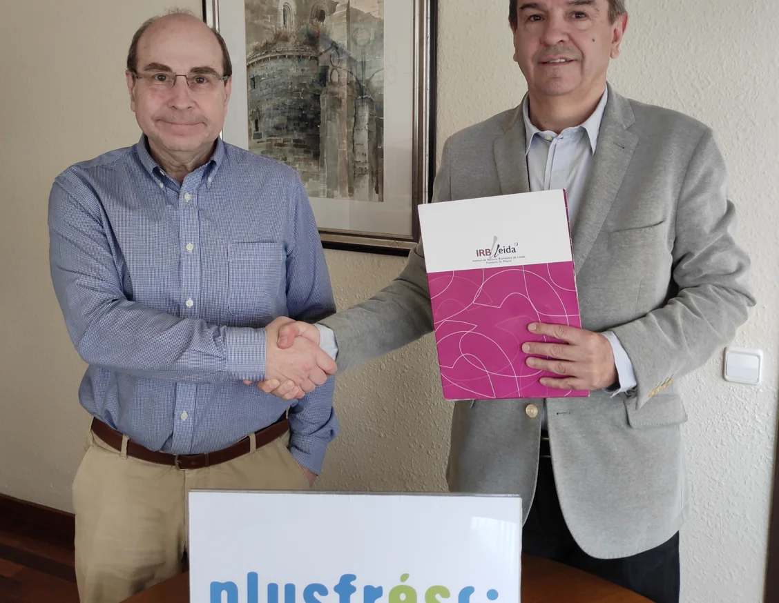Plusfresc renueva su colaboración con el IRBLleida