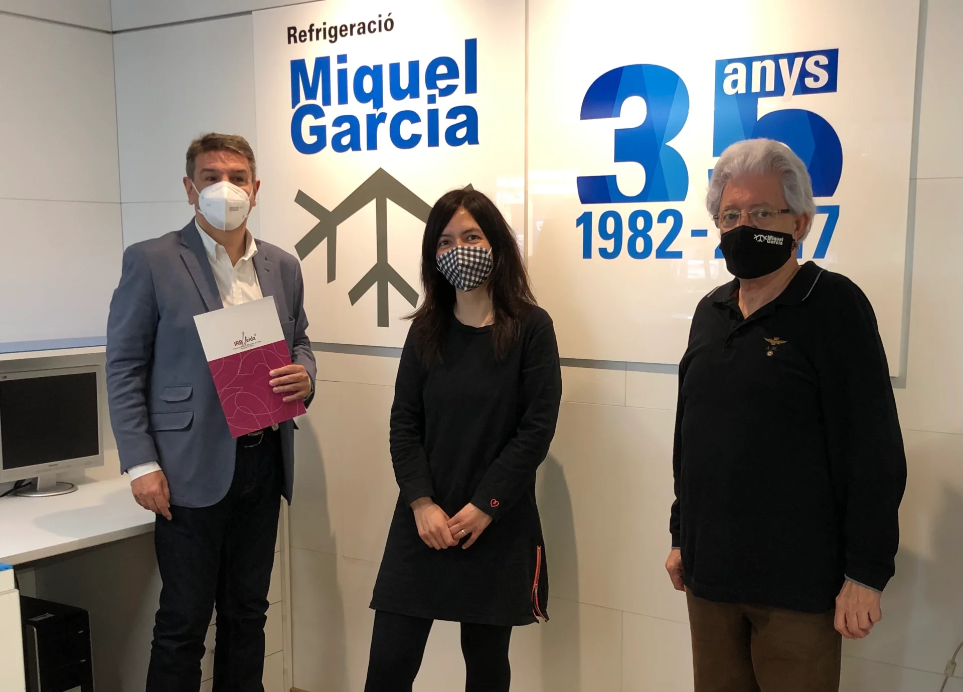 Refrigeració Miquel Garcia renueva su colaboración con el IRBLleida
