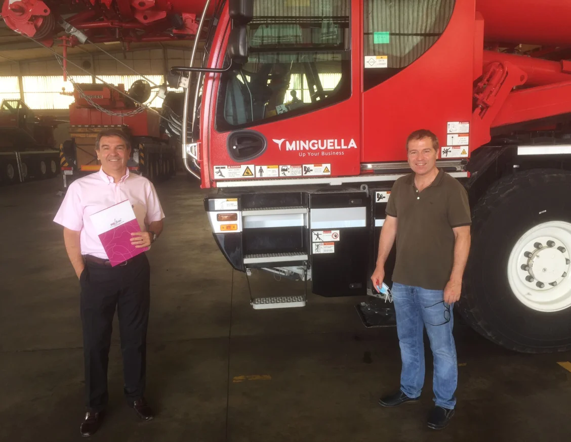 Grues Minguella, empresa colaboradora del IRBLleida
