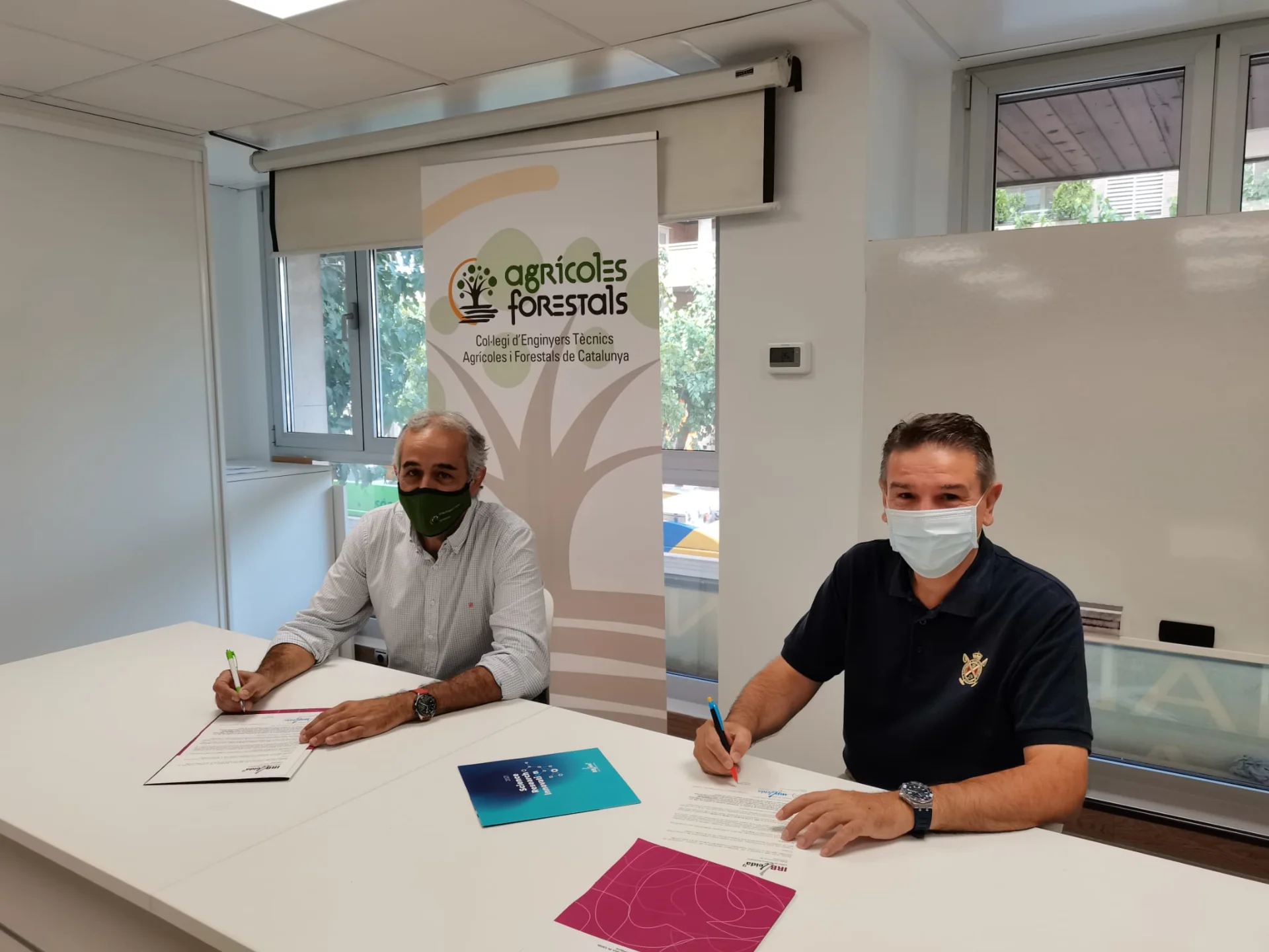 El Col·legi d'Enginyers Agrícoles i Forestals de Catalunya renueva su colaboración con el IRBLleida