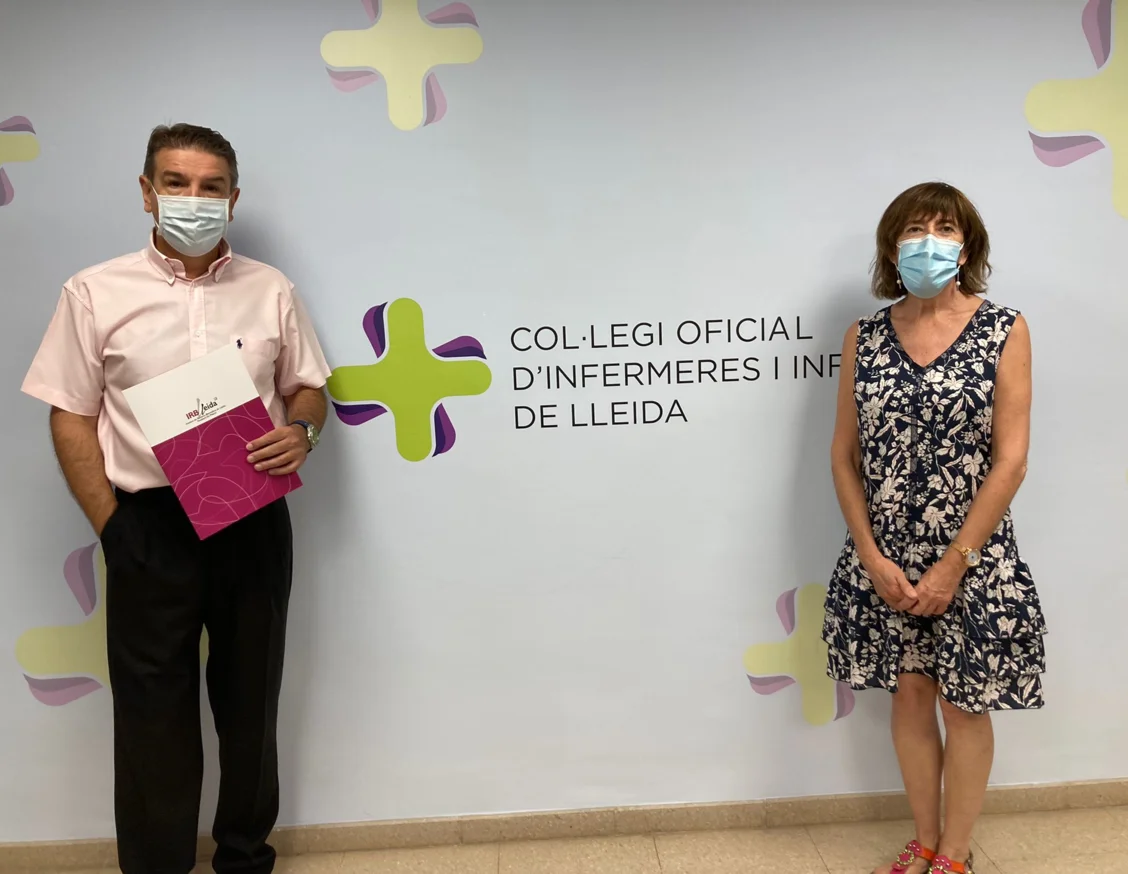 El Col·legi Oficial d'Infermeres i Infermers de Lleida (COILL) renueva su colaboración con el IRBLleida