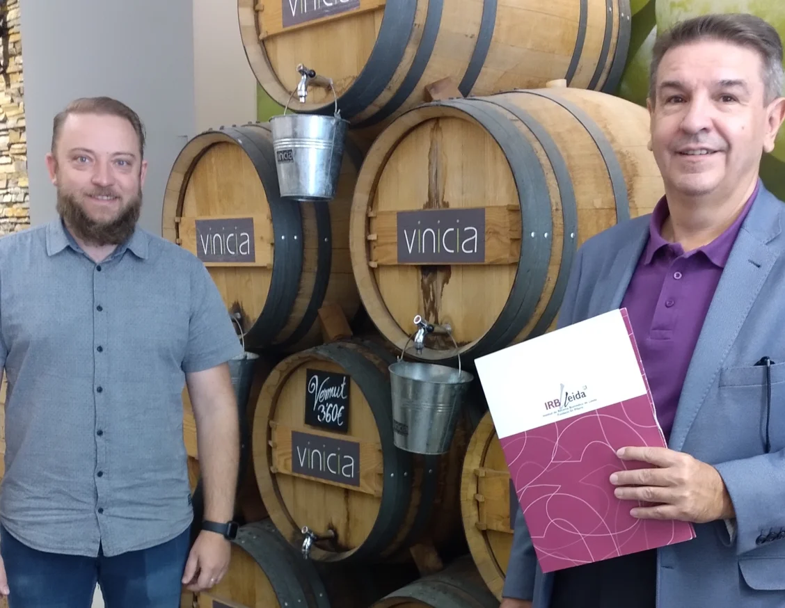 Casa Badio y Vinicia renuevan su colaboración con el IRBLleida