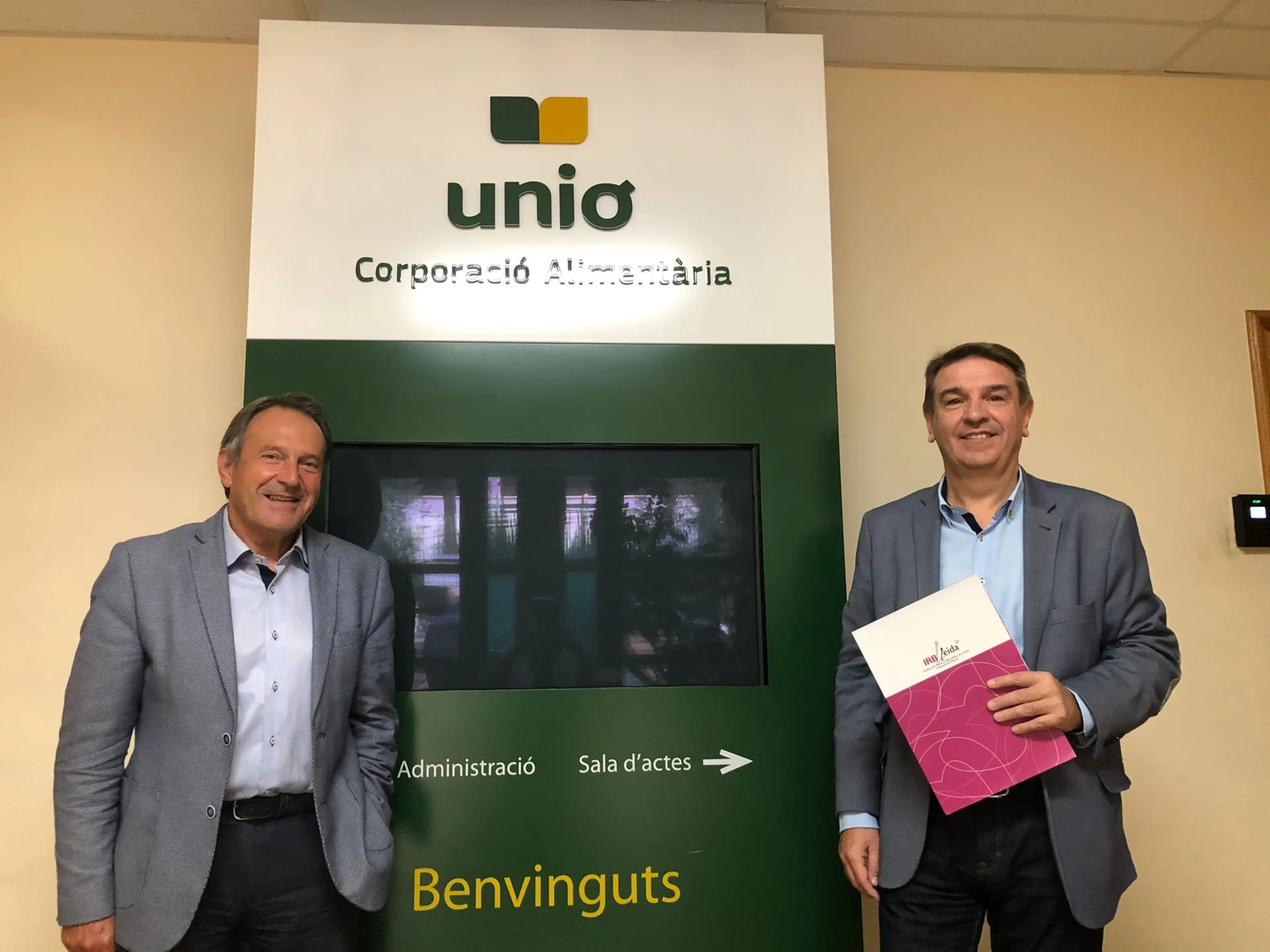 Unión Nuts, la cooperativa líder en frutos secos, renueva su colaboración con el IRBLleida