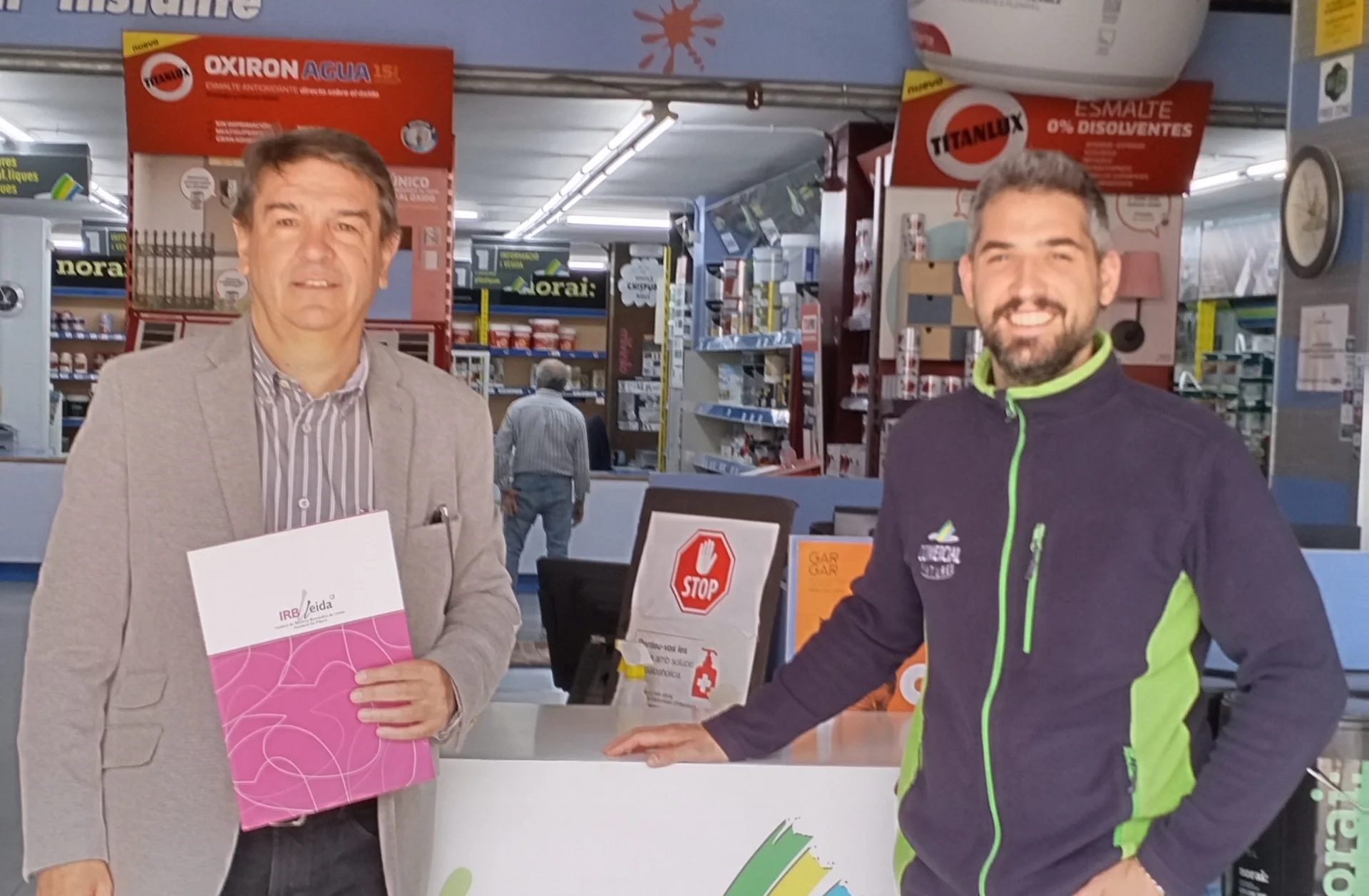 Comercial Pintures renova la seva col·laboració amb l'IRBLleida