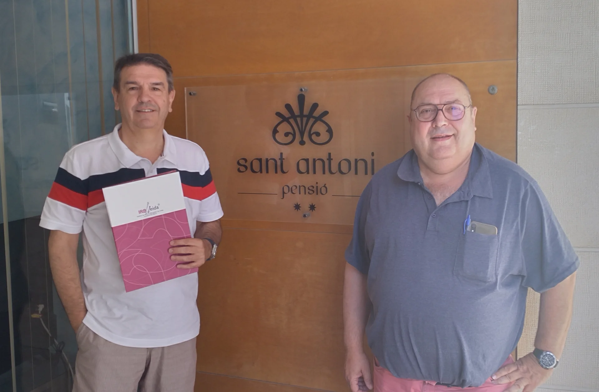 La Pensió Sant Antoni del Palau d'Anglesola renueva su colaboración con el IRBLleida