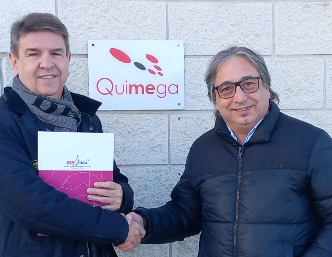 Quimega renueva su colaboración con el IRBLleida
