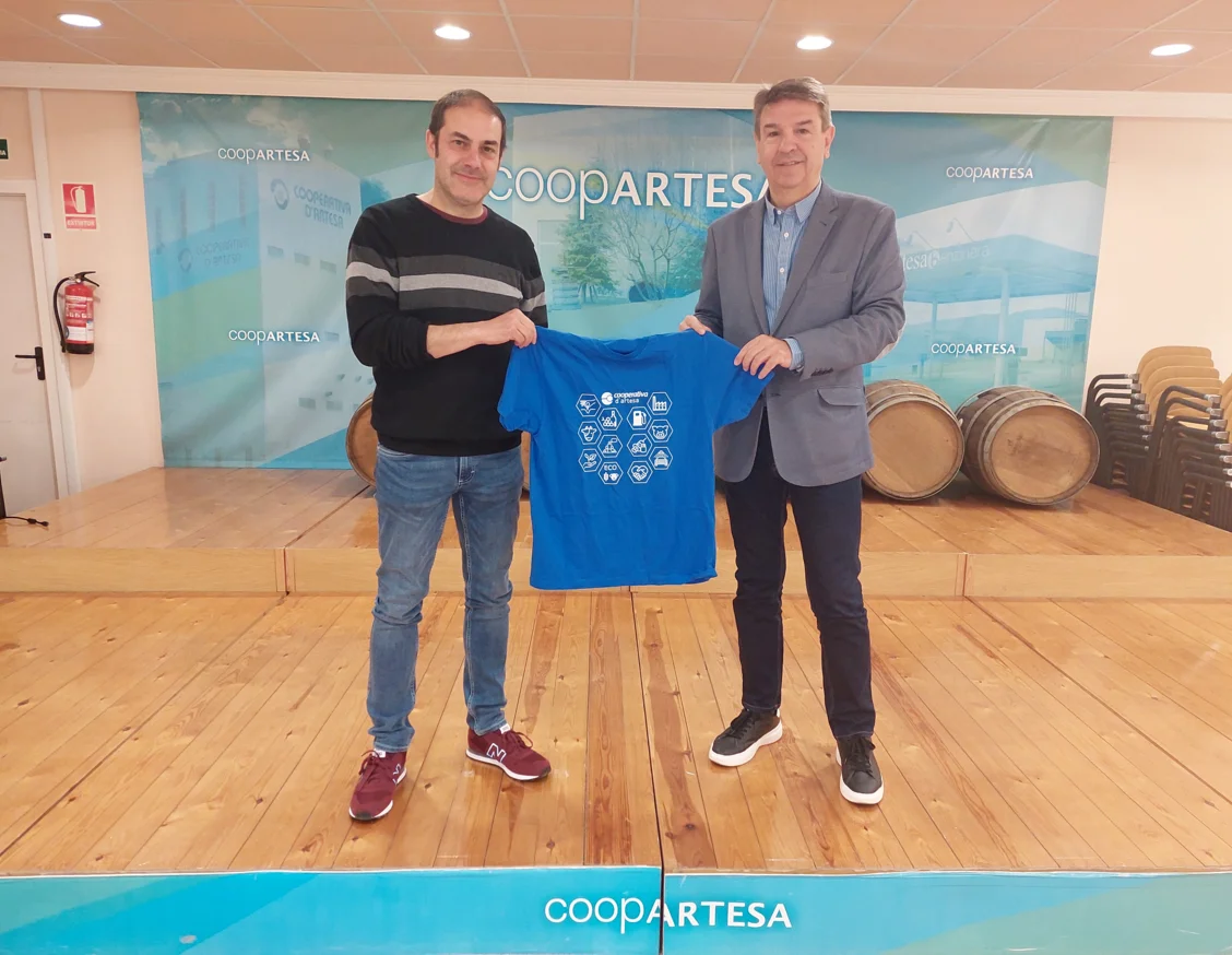 Campaña de la Cooperativa de Artesa de Segre para recaudar dinero para el IRBLleida