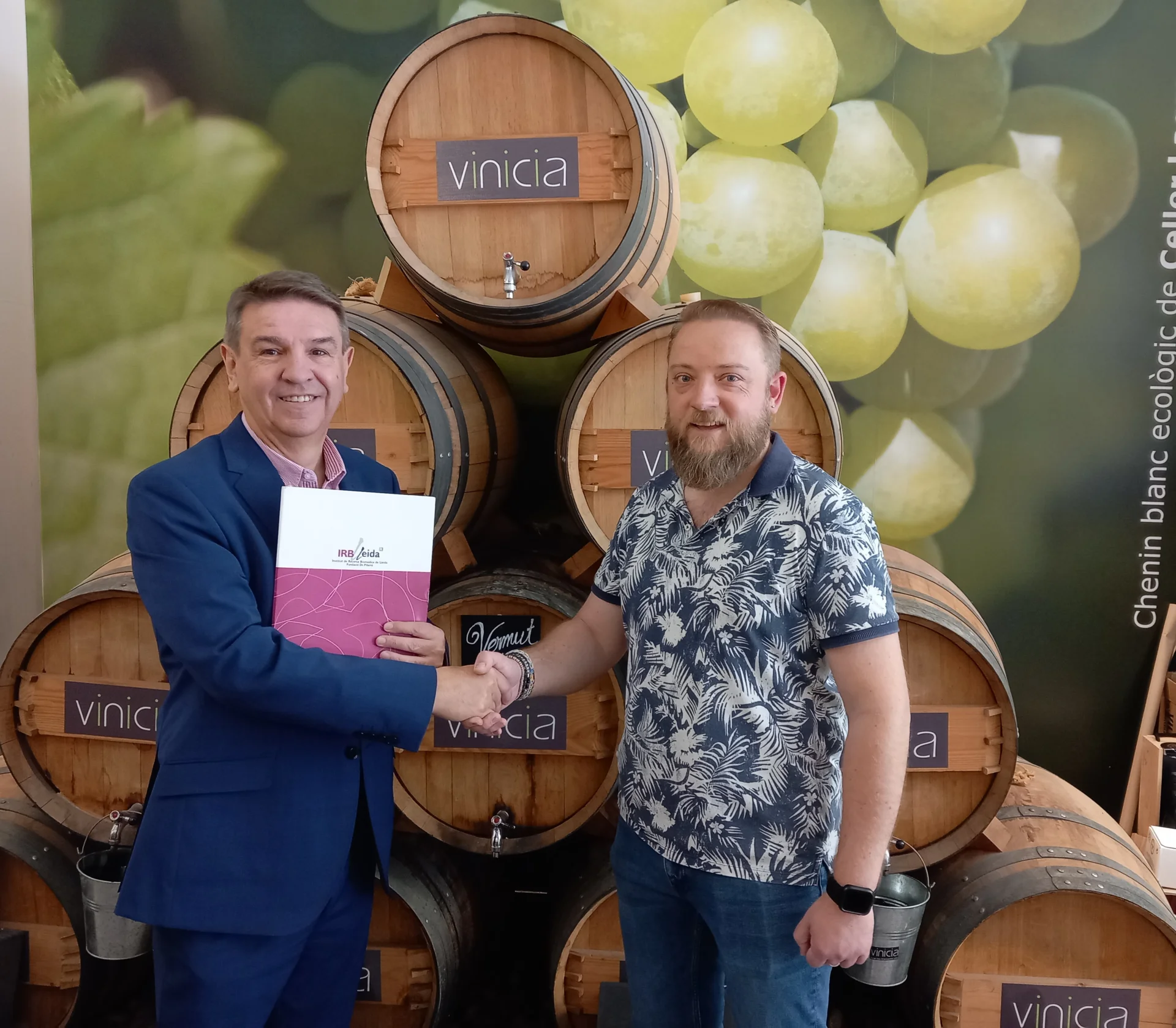 Vinicia renova la seva col·laboració amb l'IRBLleida