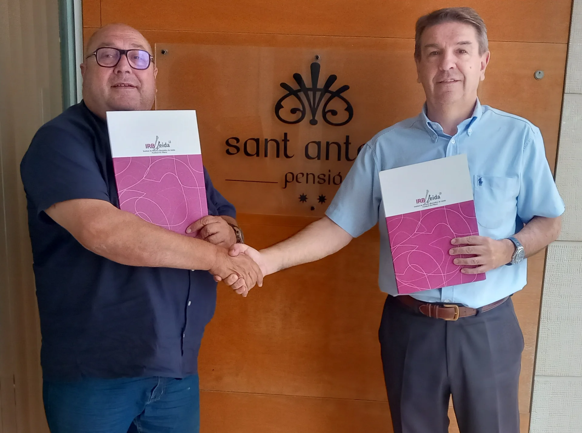 La Pensió Sant Antoni del Palau d'Anglesola renova la seva col·laboració amb l'IRBLleida