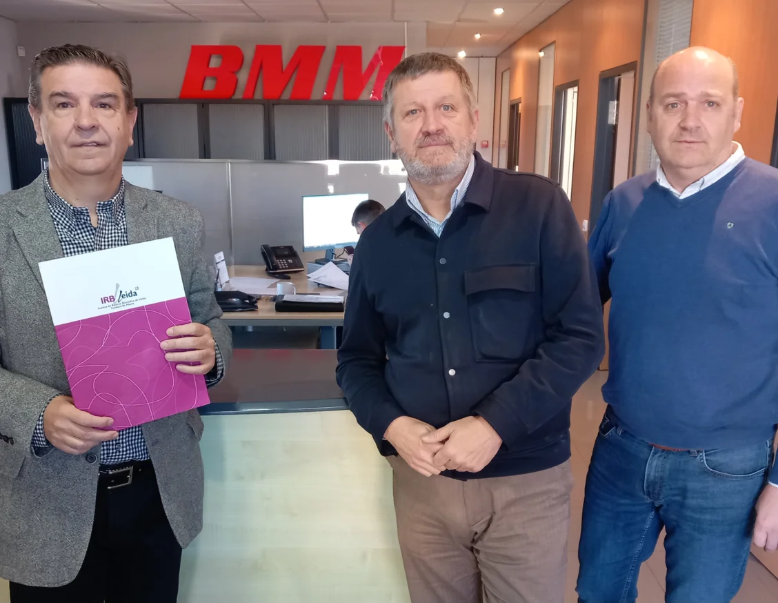 Metálicas BMM, nueva empresa colaboradora del IRBLLeida