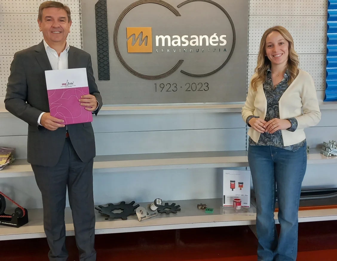 Masanés Servindustria renueva su colaboración con el IRBLleida