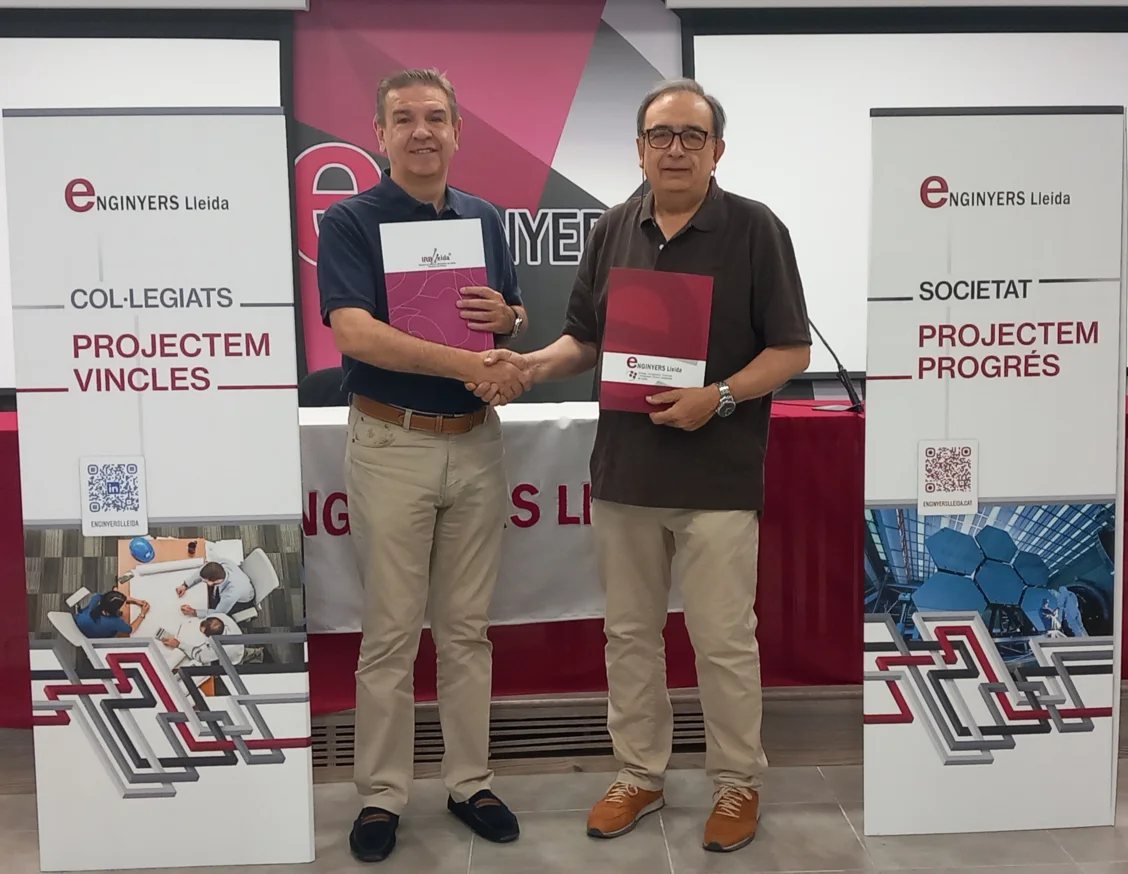 El Col·legi d'Enginyers Graduats i Enginyers Tècnics Industrials de Lleida renueva su colaboración con el IRBLleida