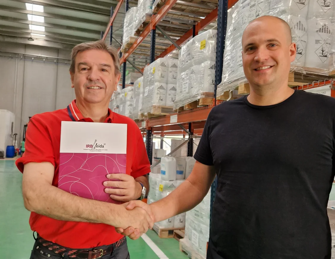 Agroborges renueva su colaboración con el IRBLleida