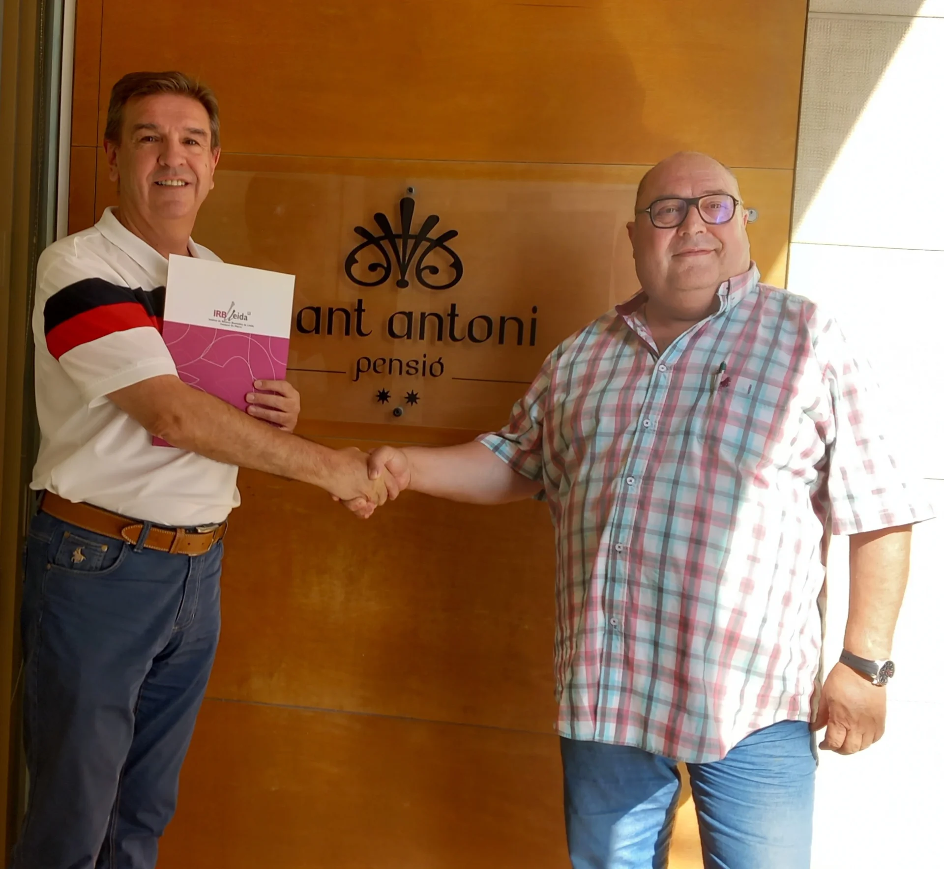 La Pensió Sant Antoni del Palau d'Anglesola renueva su colaboración con el IRBLleida