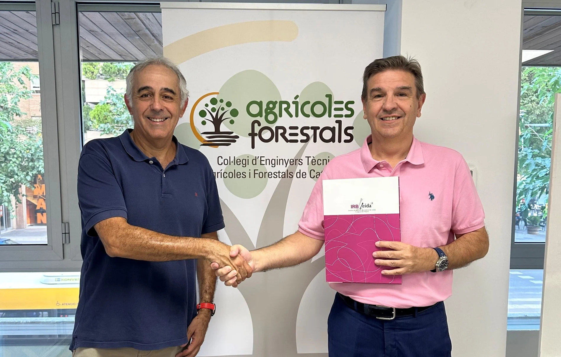 El Col·legi d’Enginyers Tècnics Agrícoles i Forestals de Catalunya (Delegación de Lleida) renueva su colaboración con el IRBLleida