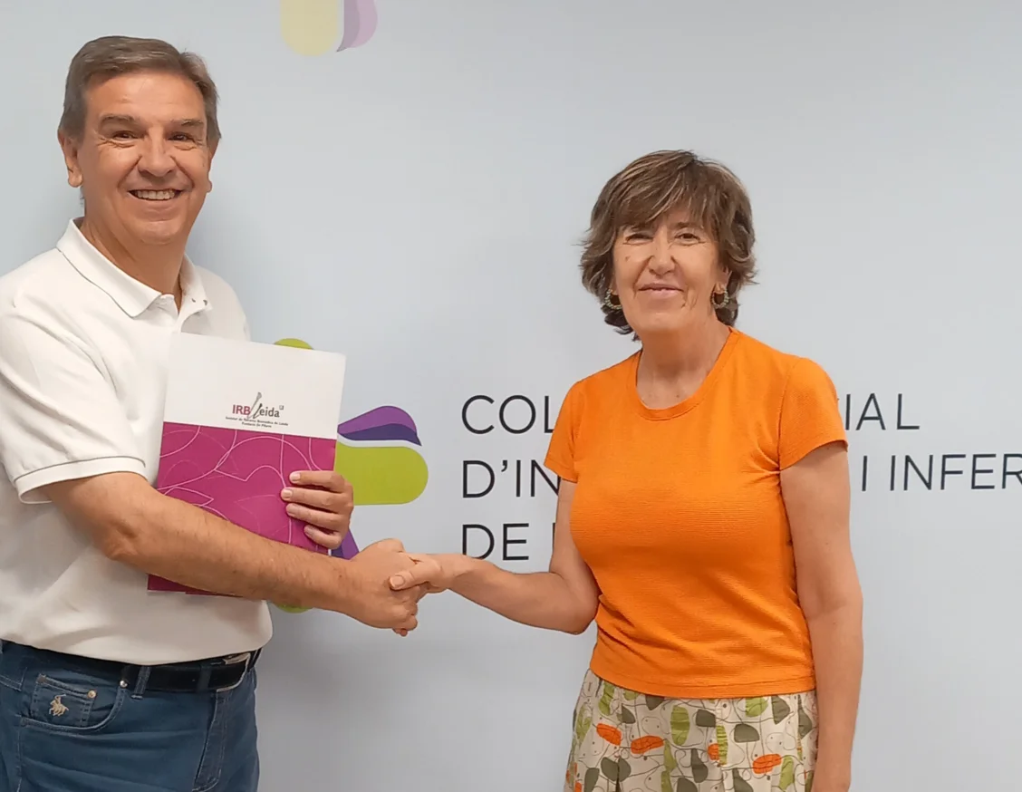El Col·legi Oficial d'Infermeres i Infermers de Lleida (COILL) renueva su colaboración con el IRBLleida