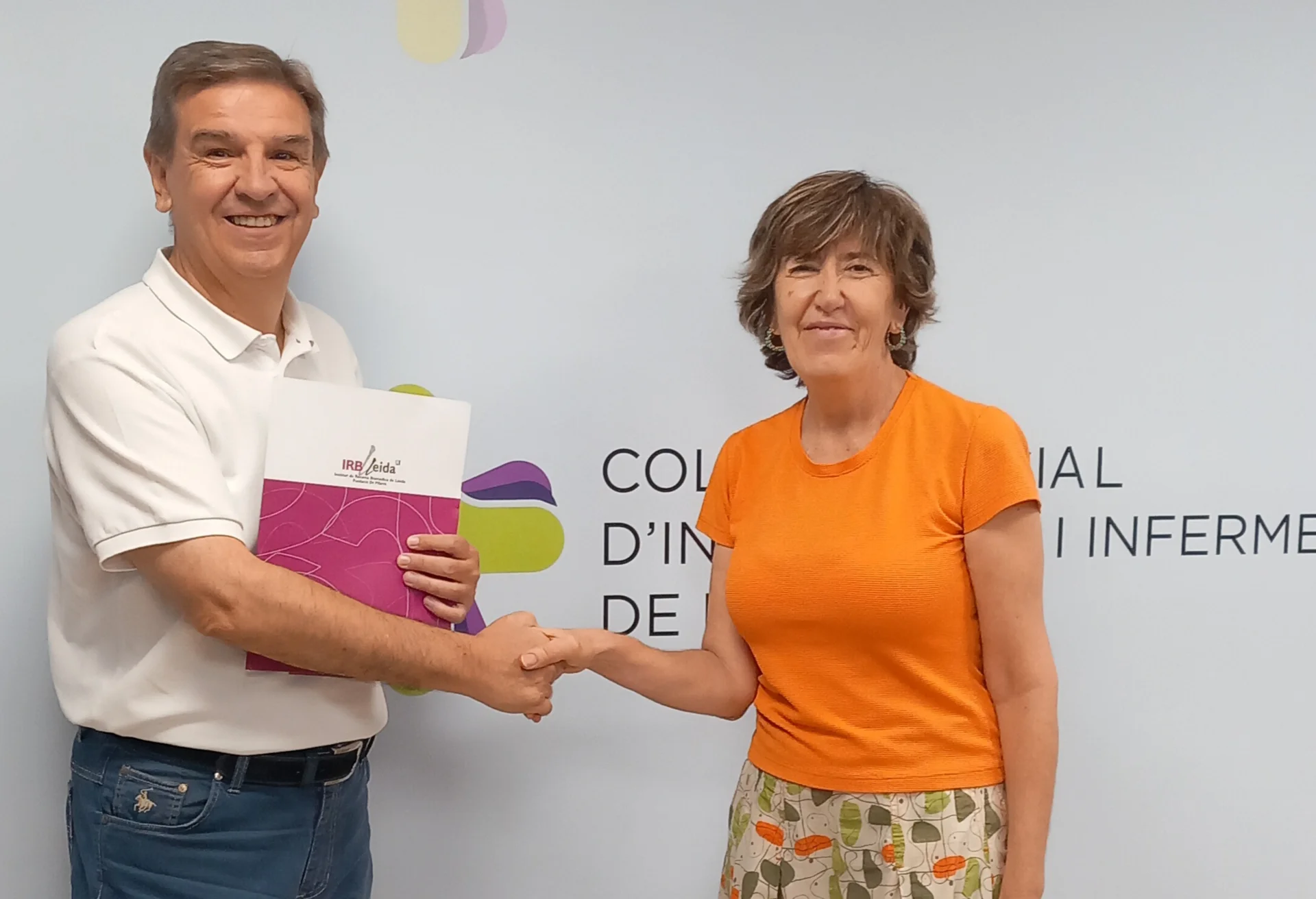 El Col·legi Oficial d'Infermeres i Infermers de Lleida (COILL) renova la seva col·laboració amb l'IRBLleida
