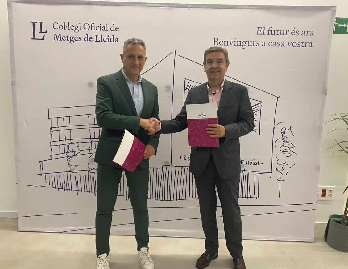 El Colegio Oficial de Médicos de Lleida renueva la colaboración con el IRBLleida