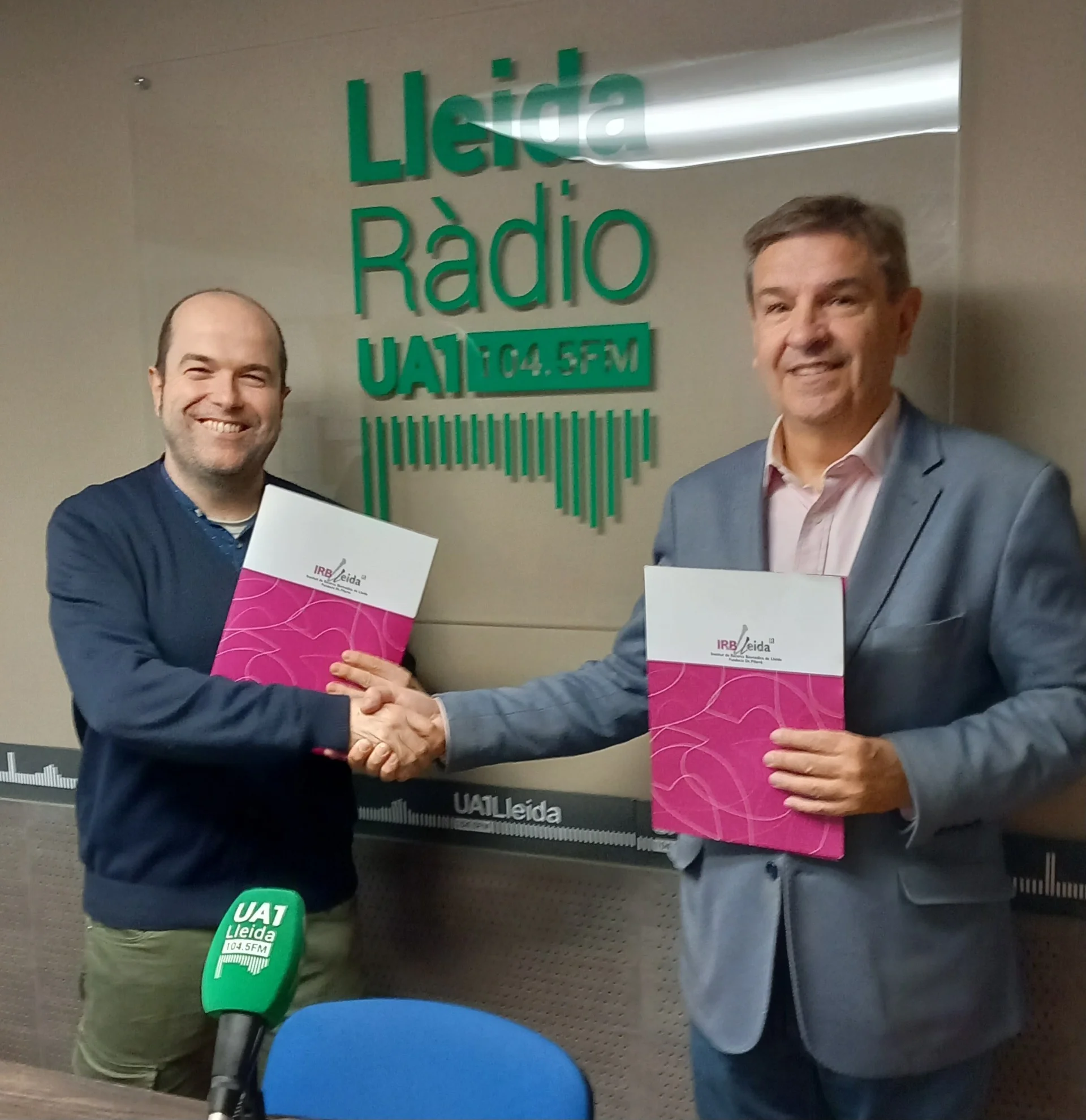 UA1 Lleida Ràdio renova la seva col·laboració amb l'IRBLleida