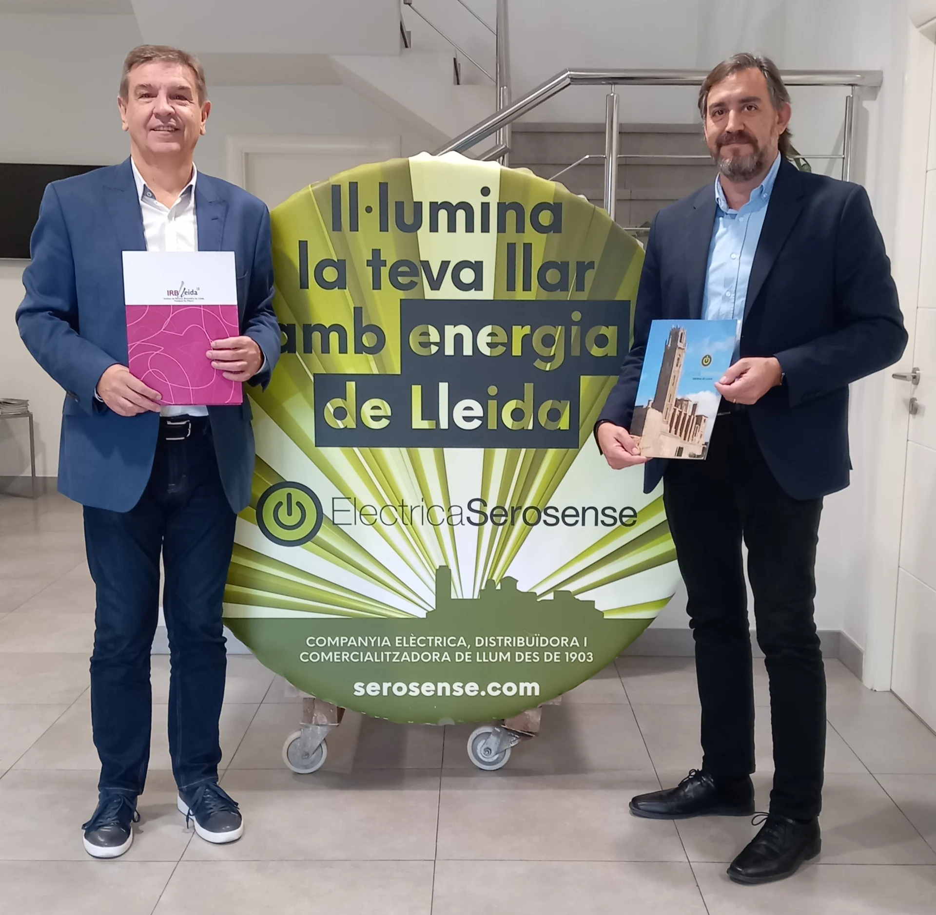 Elèctrica Serosense renova la seva col·laboració amb l'IRBLleida