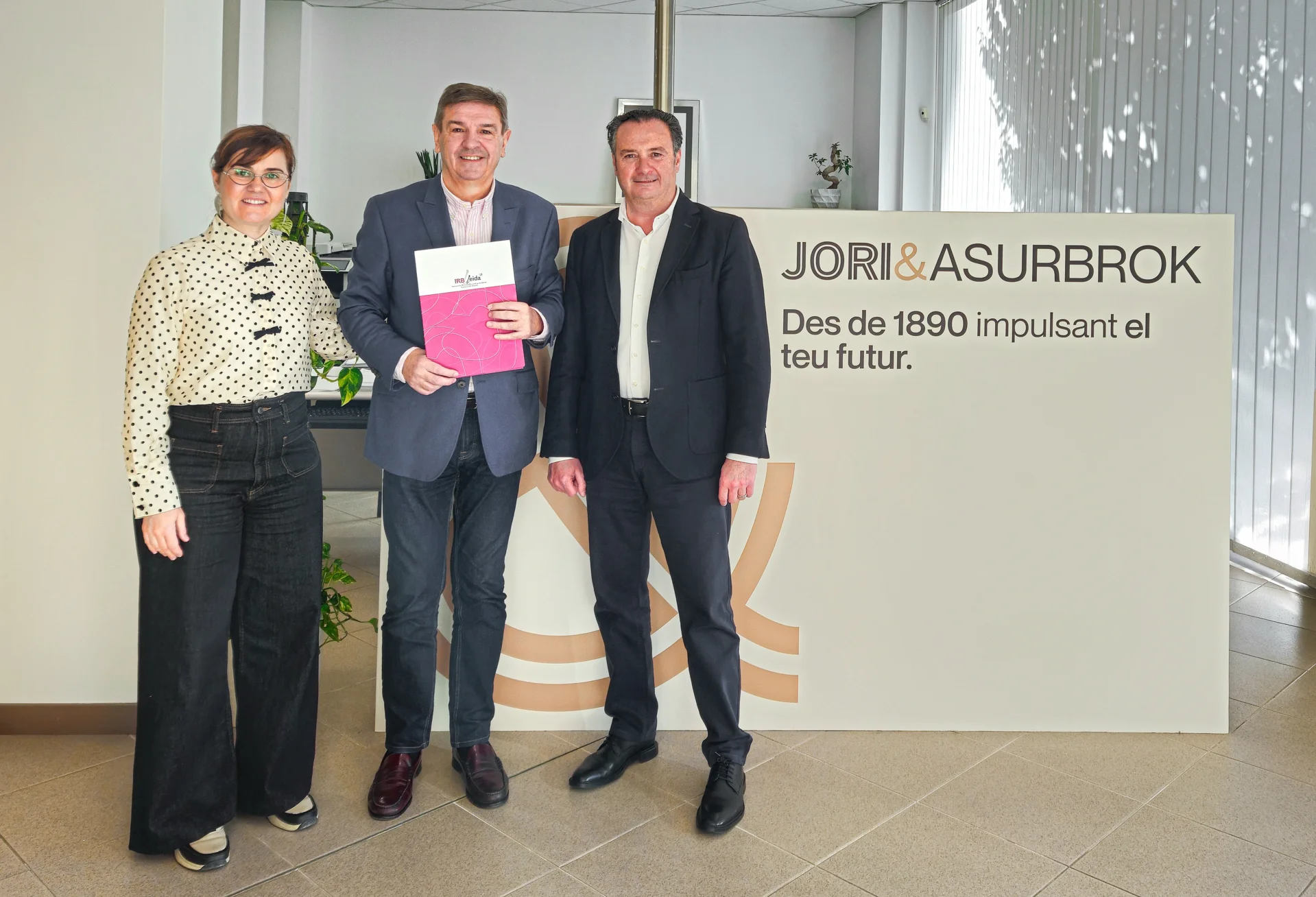 JORI&ASURBROK renueva su colaboración con el IRBLLeida