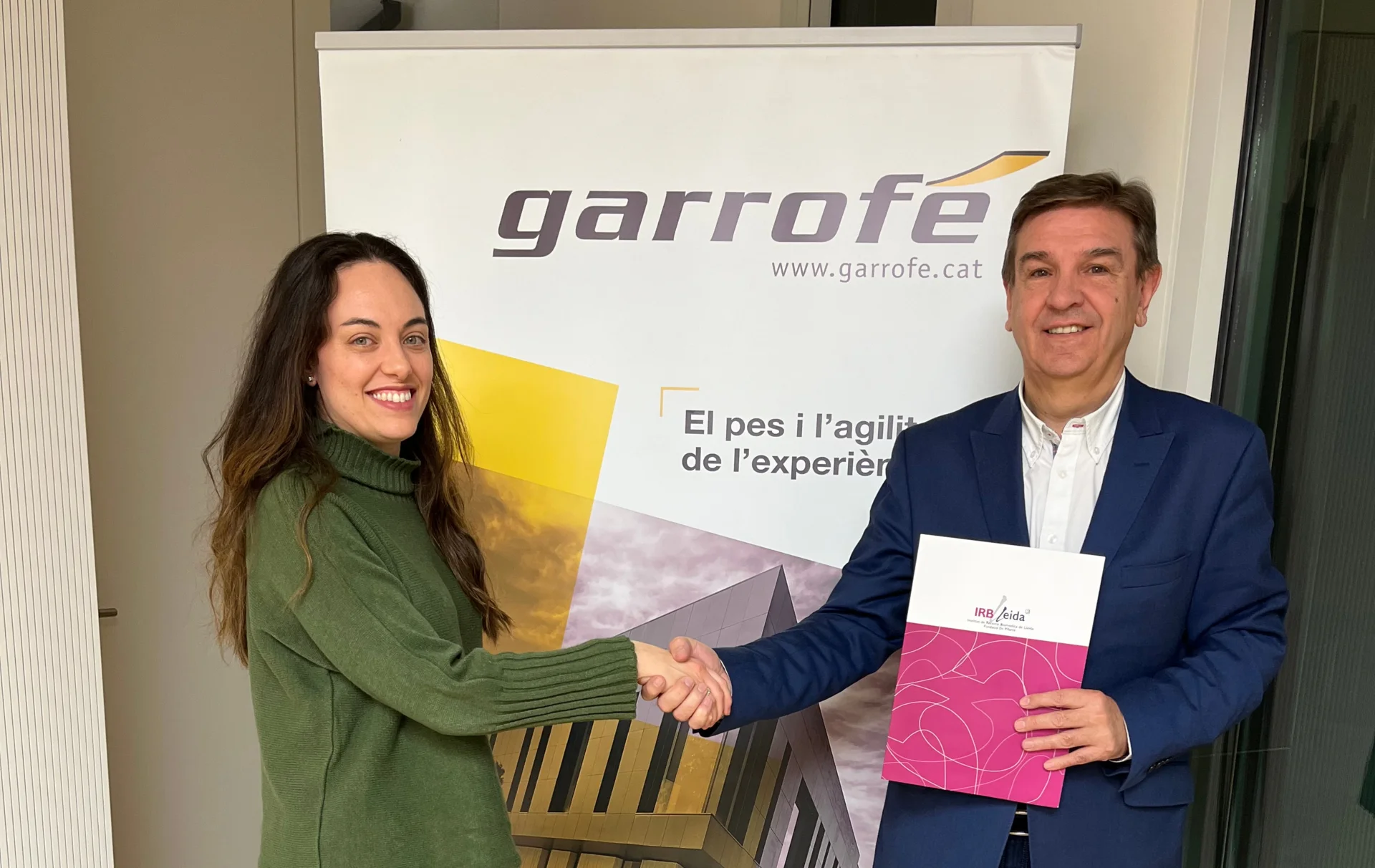 La empresa Garrofé renueva su colaboración con el IRBLleida