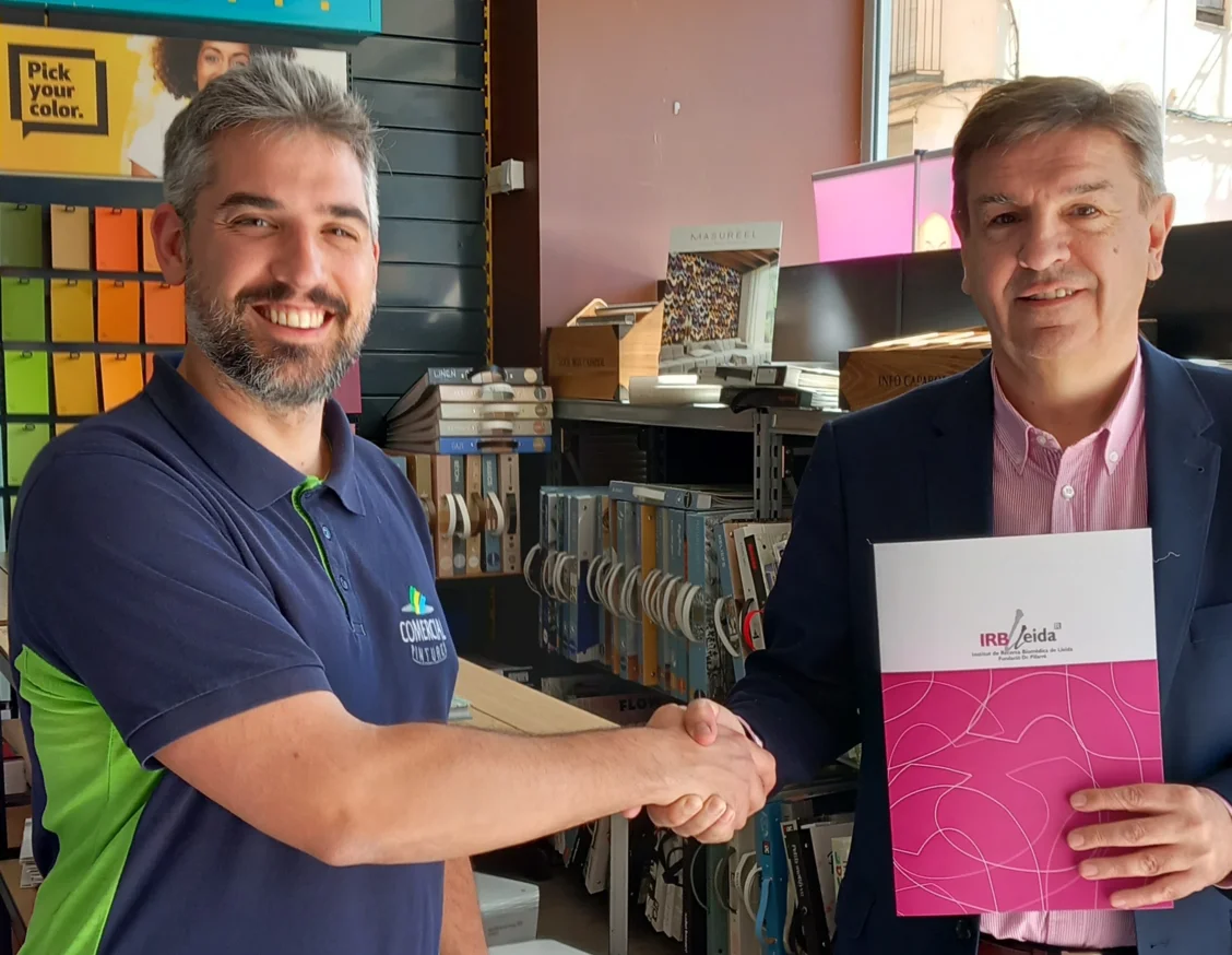 Comercial Pintures renova la seva col·laboració amb l'IRBLleida