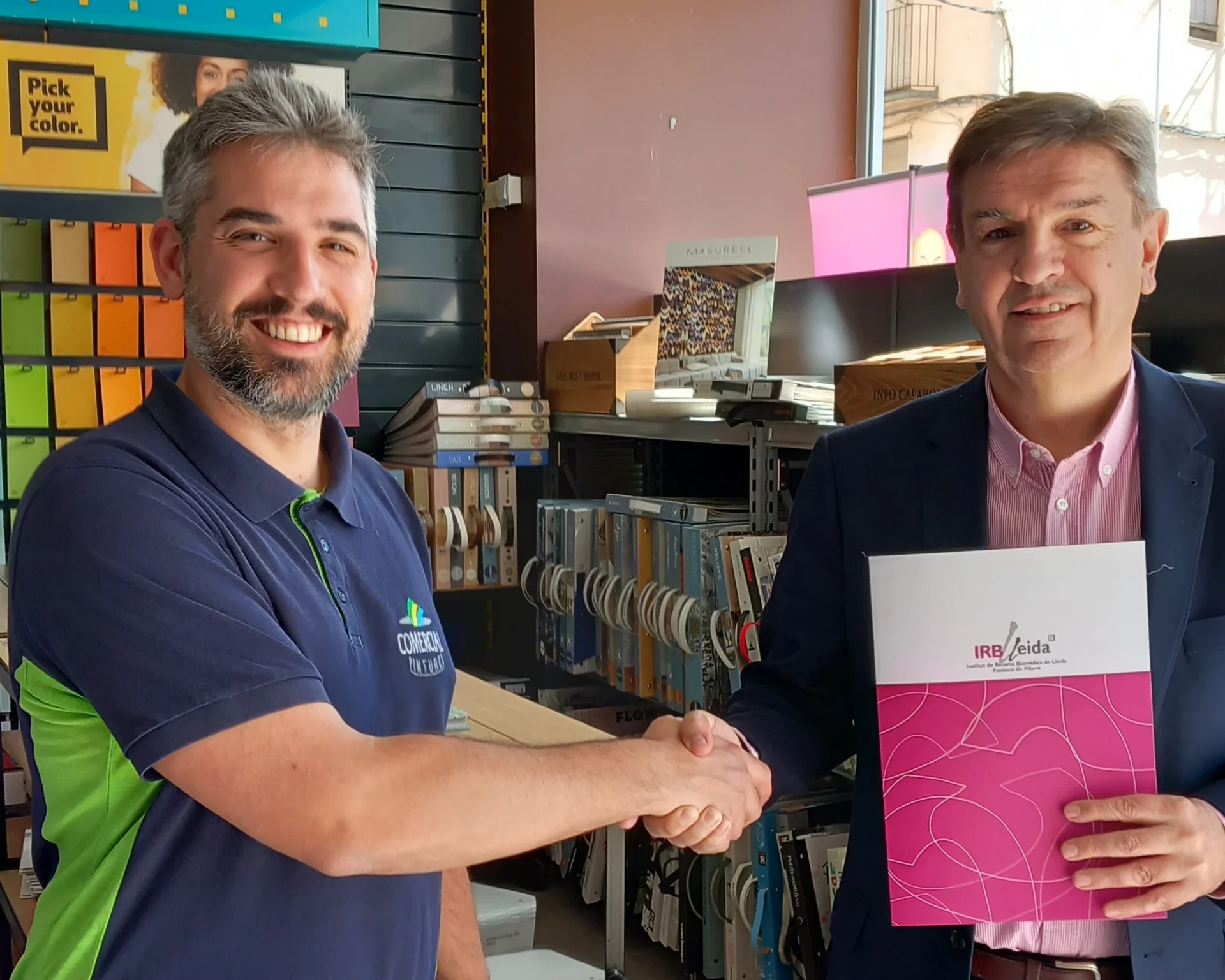 Comercial Pintures renova la seva col·laboració amb l'IRBLleida