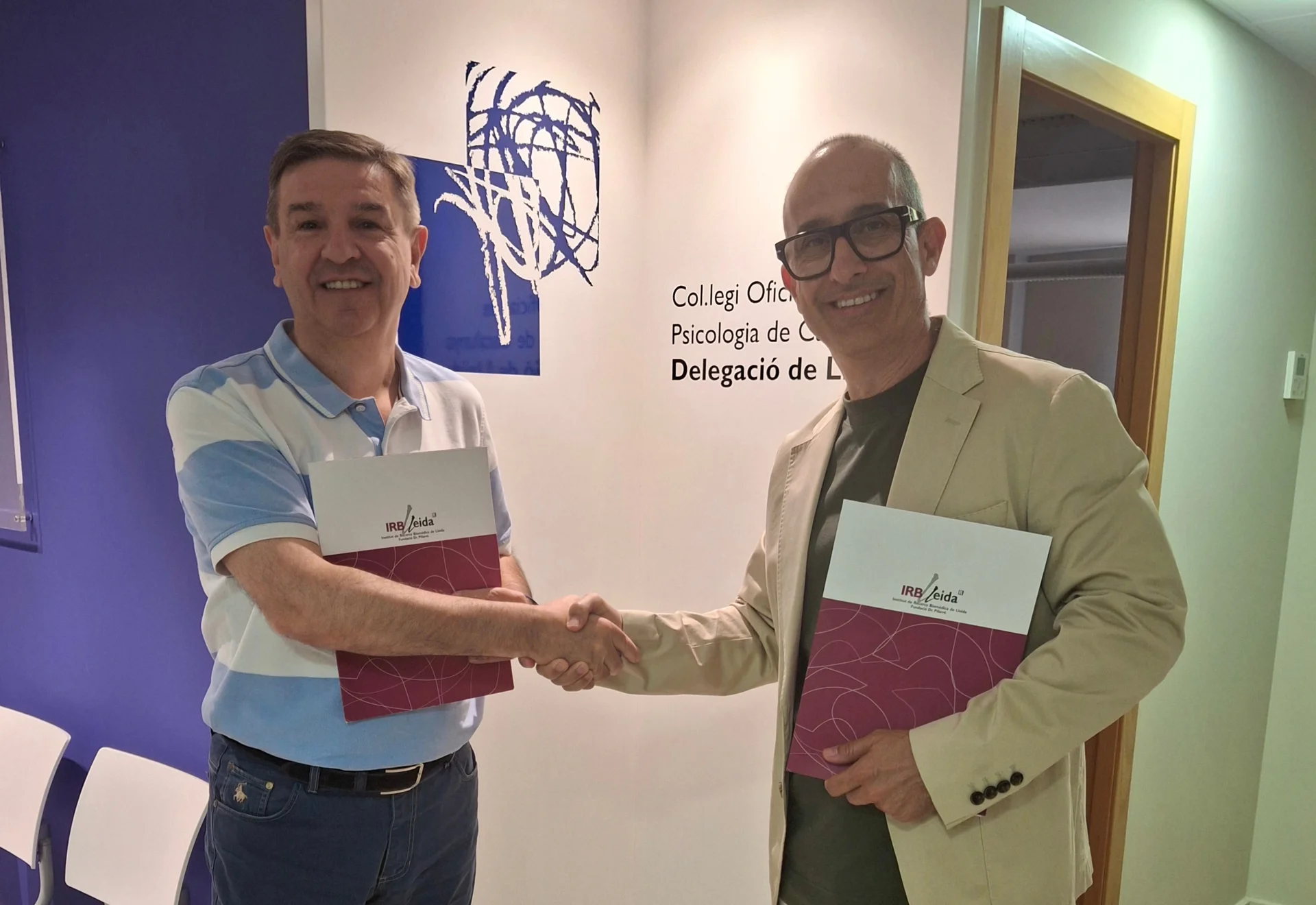 El Col·legi Oficial de Psicologia de Catalunya (delegació de Lleida), nova entitat col·laboradora de l'IRBLleida
