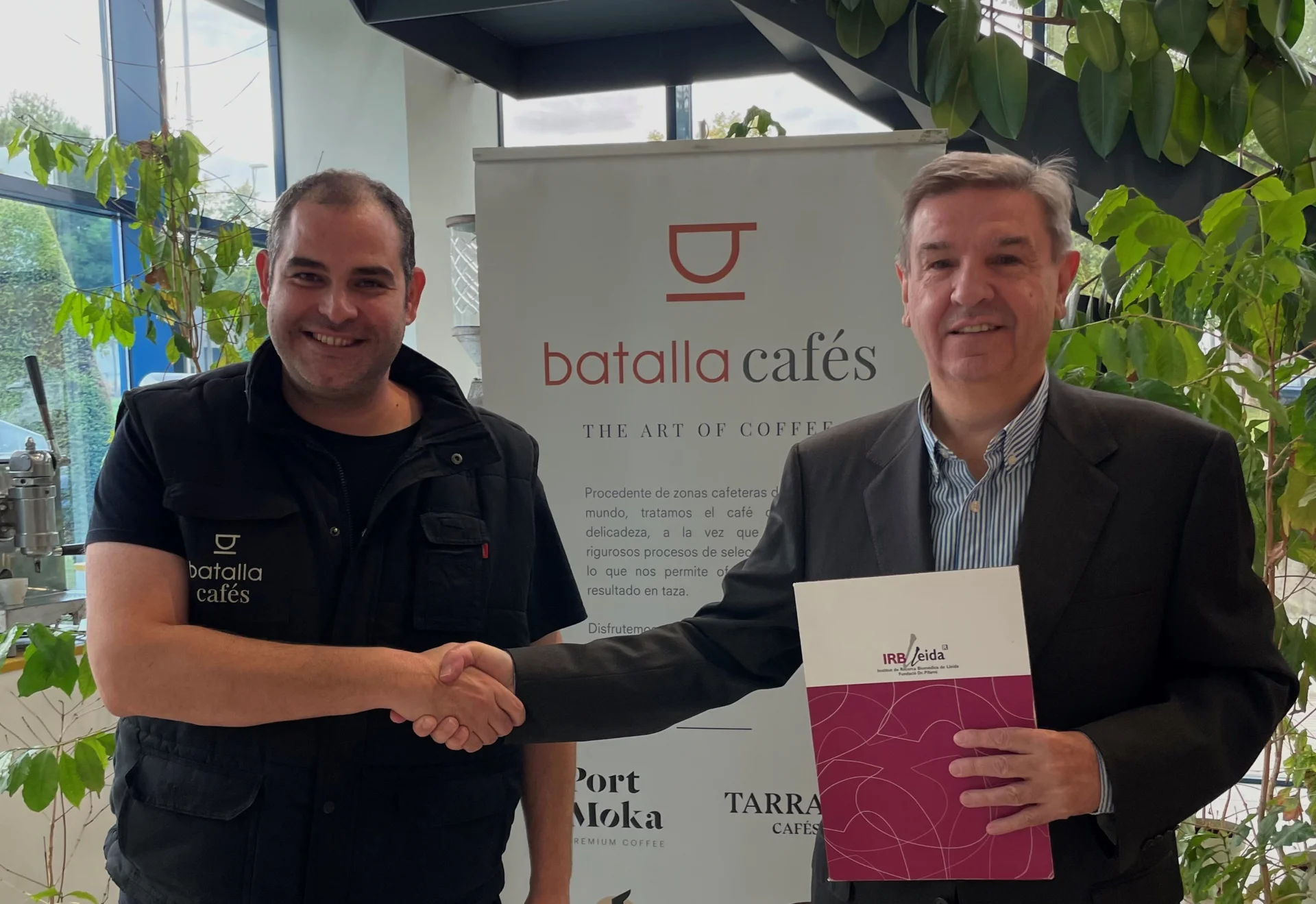 Cafès Batalla renueva su colaboración con el IRBLleida