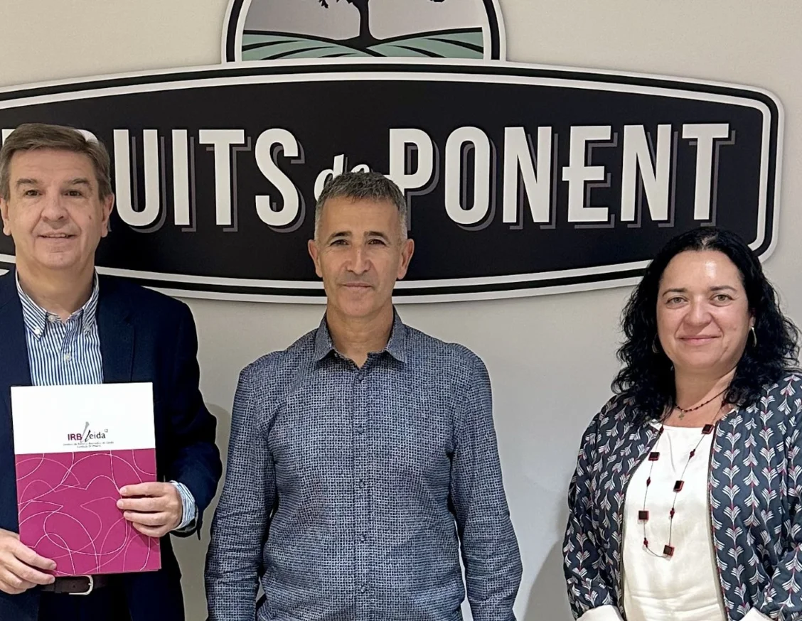 Fruits de Ponent renueva su colaboración con el IRBLleida