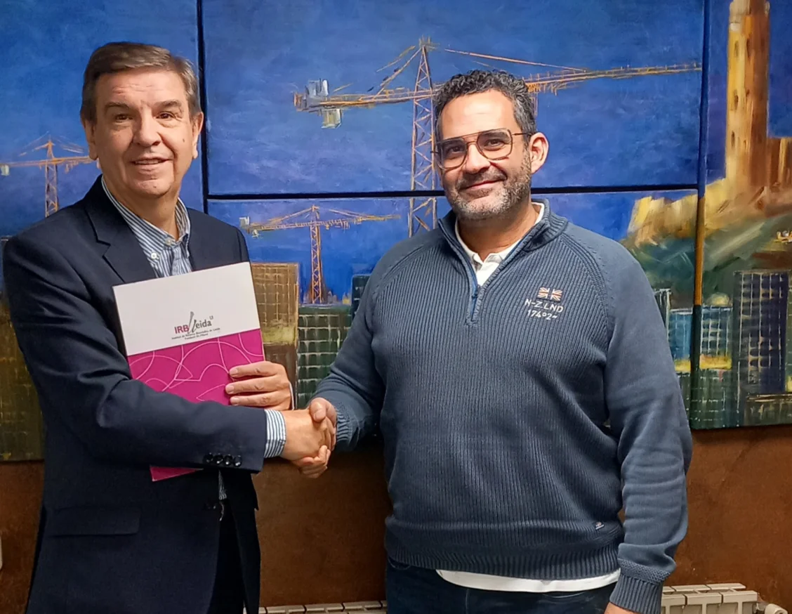 Gruas Cerezo renova la seva col·laboració amb l'IRBLleida