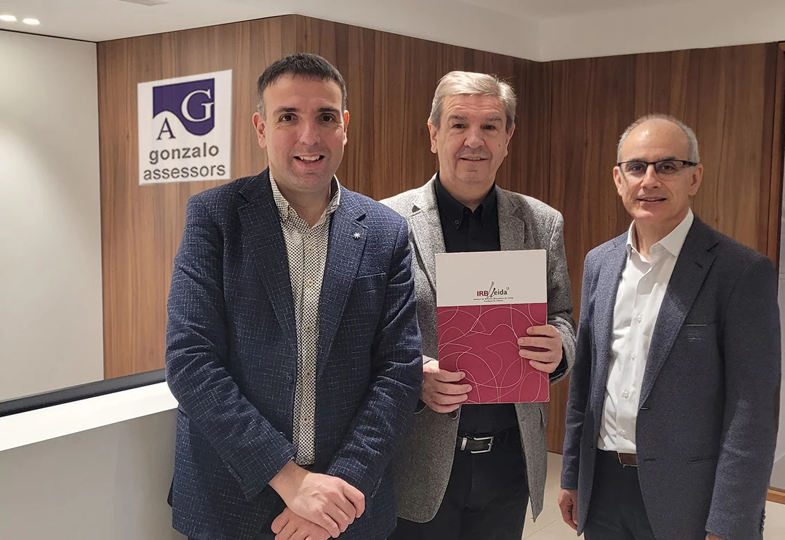 Gonzalo Assessors renova la seva col·laboració amb l'IRBLleida