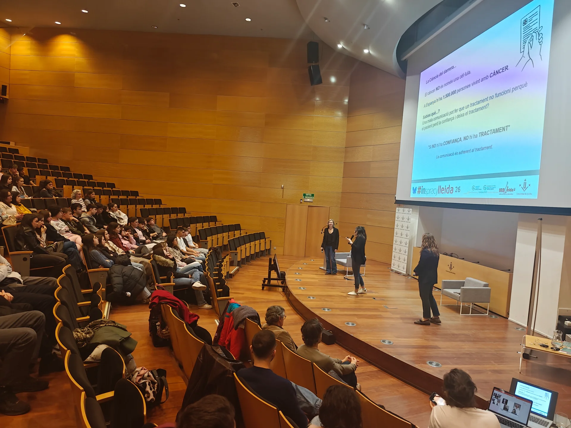 150 estudiants de batxillerat de Lleida assisteixen a la V jornada INspiracy Lleida per estimular l’interès per la investigació en l’àmbit científic