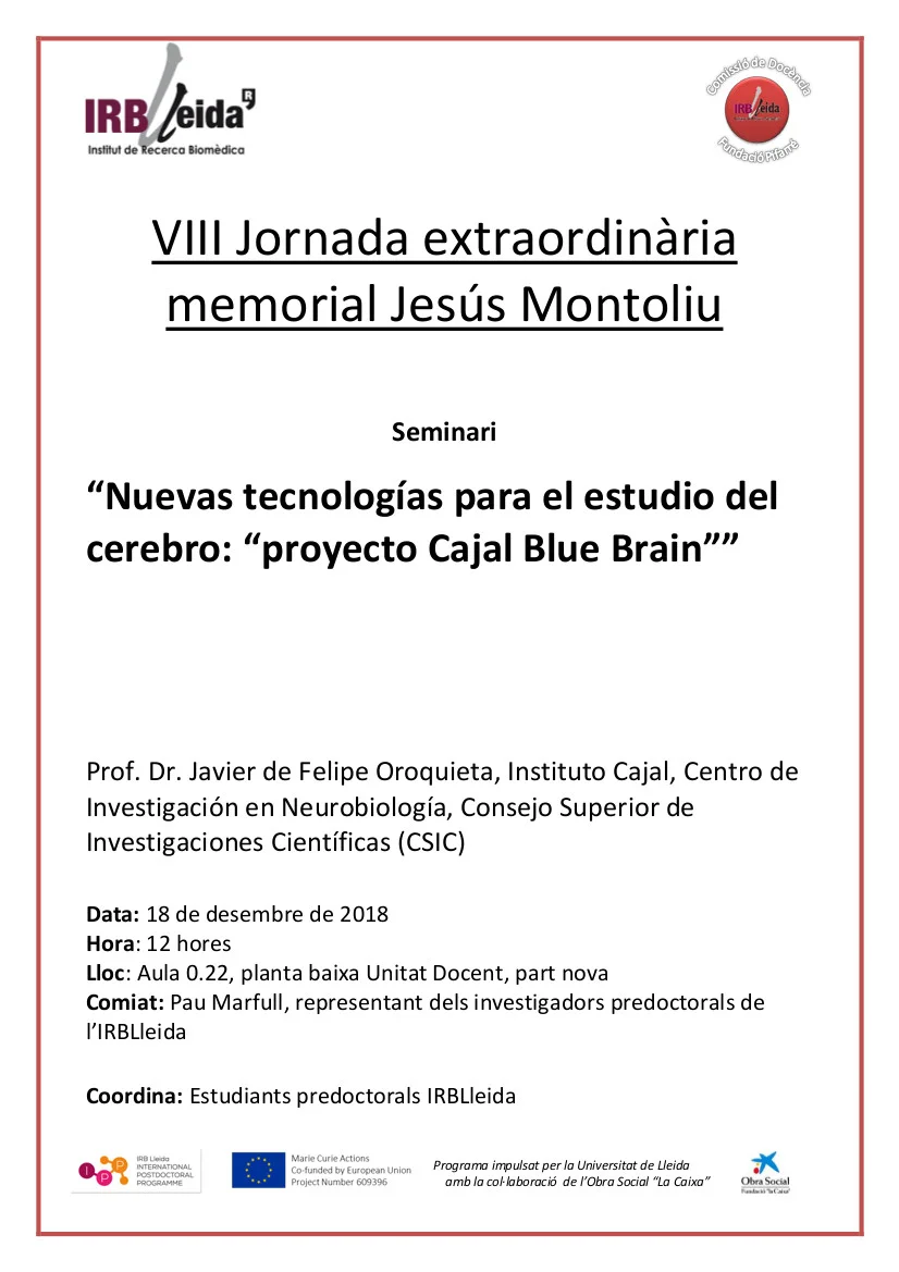 VIII Extraordinary day memorial Jesús Montoliu