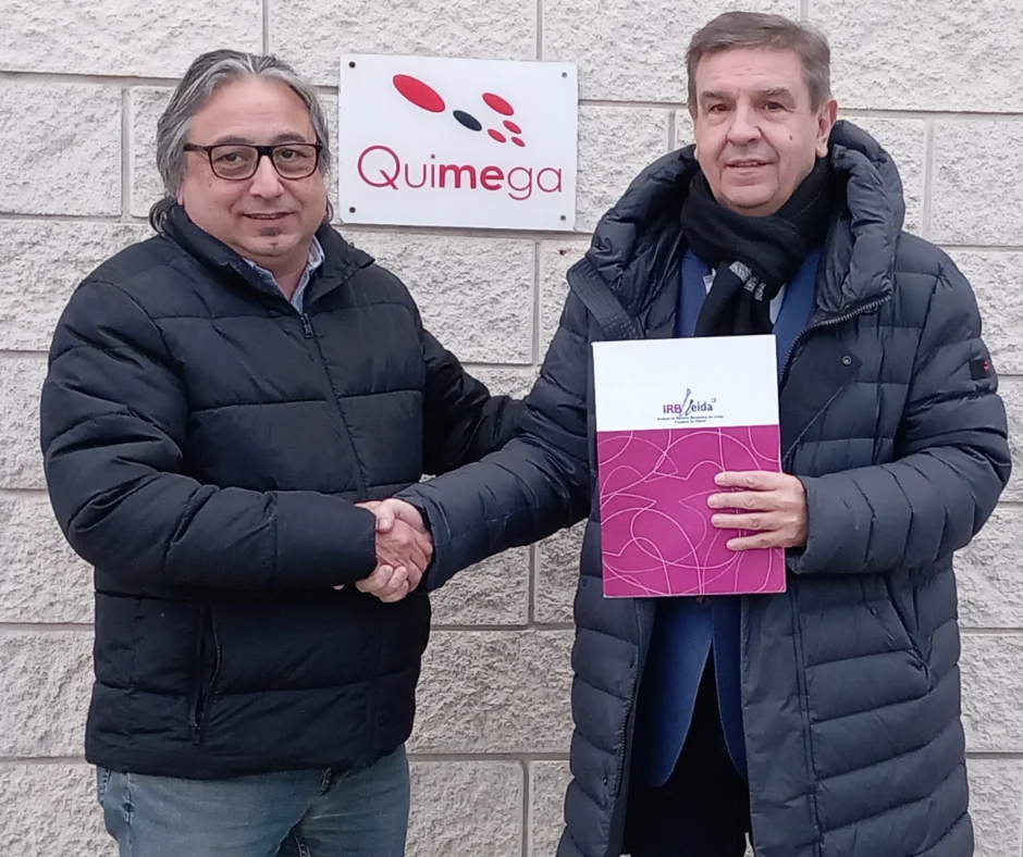  Quimega renueva su colaboración con el IRBLleida