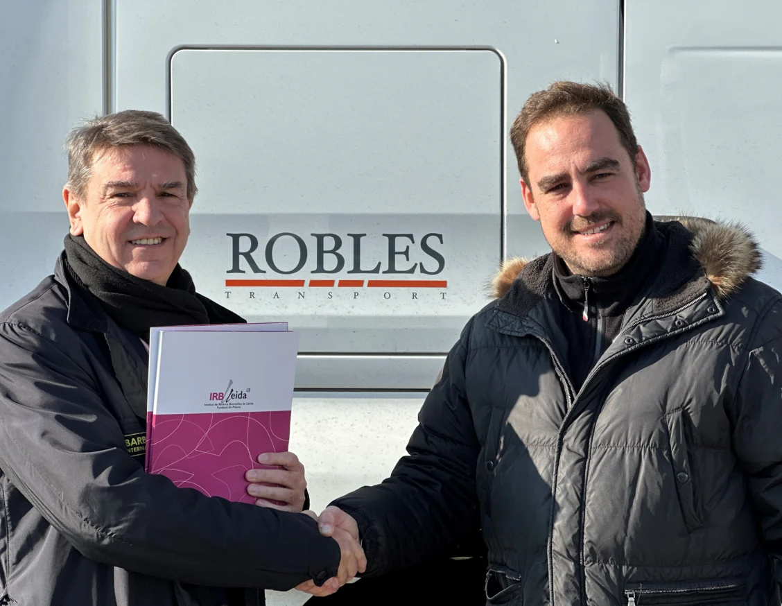 Robles Transport renueva su colaboración con el IRBLleida