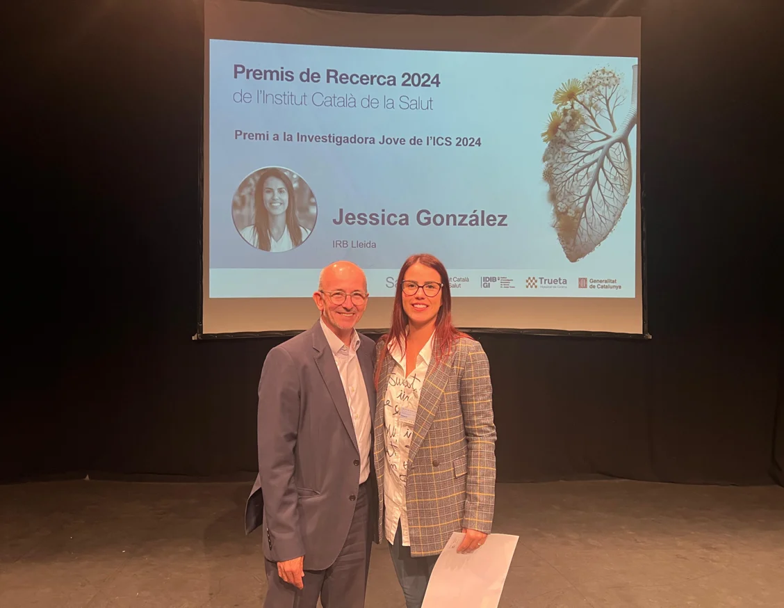 La 15.ª Jornada de Investigación del Instituto Catalán de la Salud premia a la investigadora del IRBLleida, Jessica González