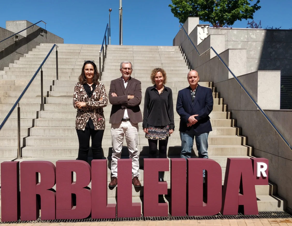 La directora de la Fundació Institució dels Centres de Recerca de Catalunya (iCERCA), Laia Pellejà i Puxeu, en el IRBLleida
