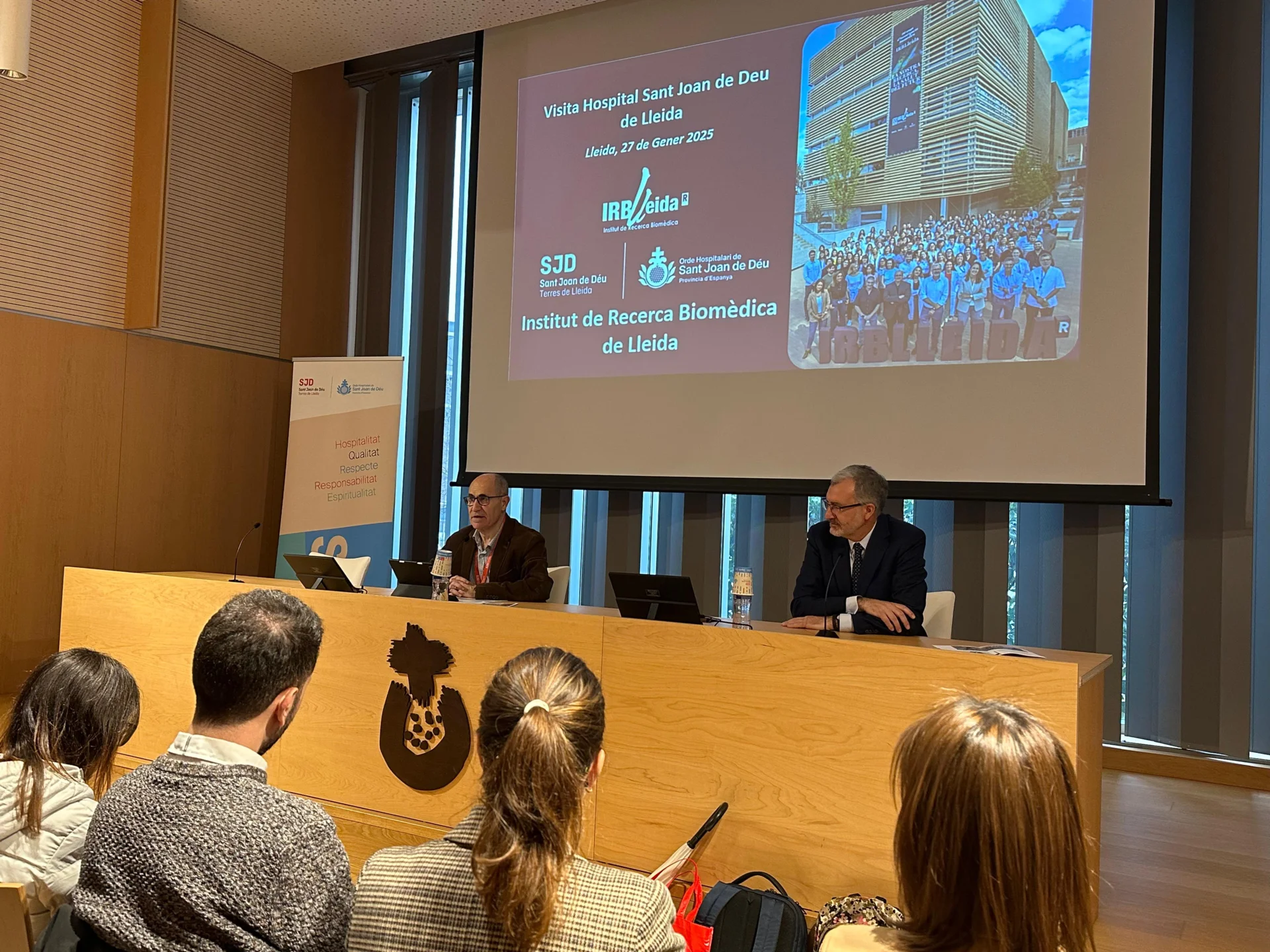 Presentación del IRBLleida en el Hospital Sant Joan de Déu Terres de Lleida