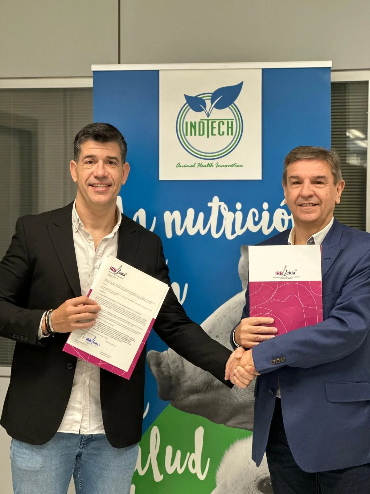 Indtech Ganadera renueva su colaboración con el IRBLleida 