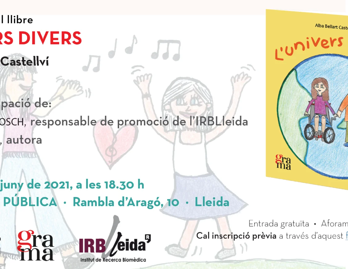 Presentación del libro 'L’univers divers' sobre enfermedades minoritarias en la Biblioteca Pública de Lleida