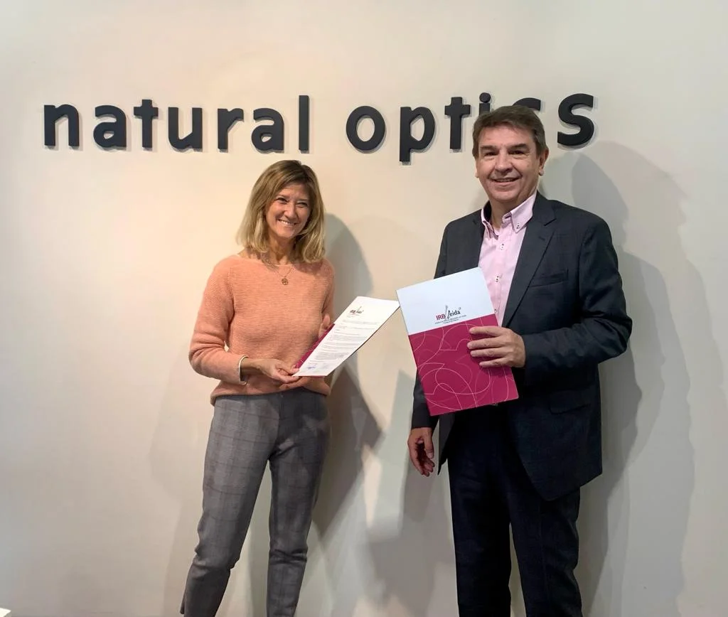 Natural Òptics renueva su colaboración con el IRBLleida
