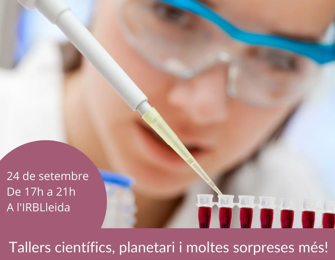 Vuelve la 'Noche de la Investigación' presencial en la IRBLleida con talleres sobre la construcción del ADN, la reanimación cardiopulmonar básica o la construcción de unos pulmones