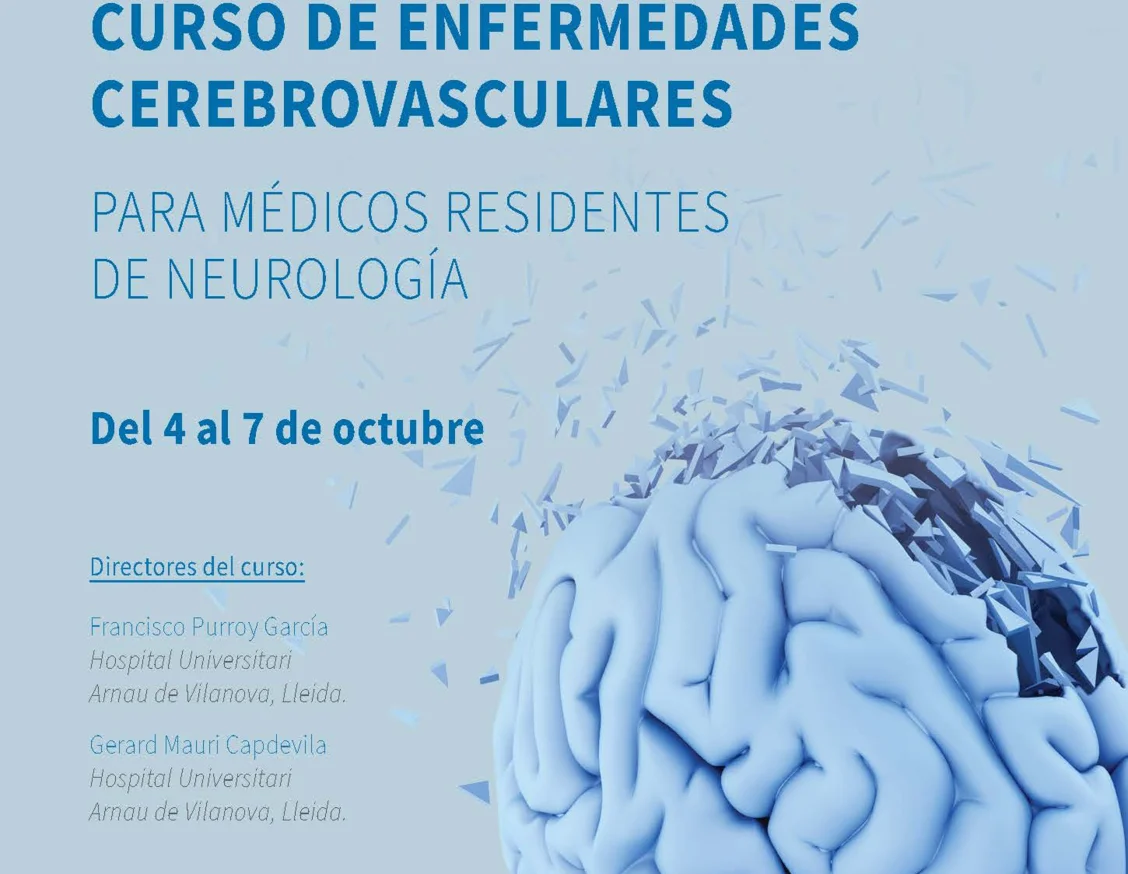 Más de 120 personas inscritas en el XXVII Curso de Enfermedades Cerebrovasculares organizado desde Lleida