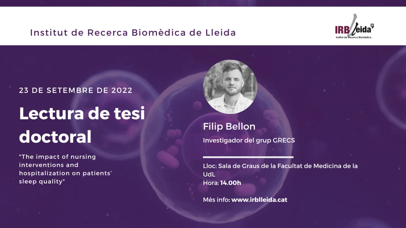 Doctoral thesis reading - Staff #IRBLleida