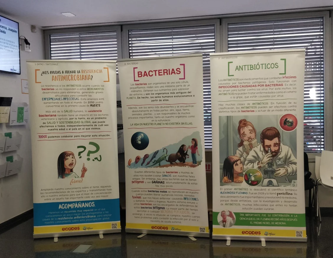 L’IRBLleida acoge la exposición “Inés y las bacterias”